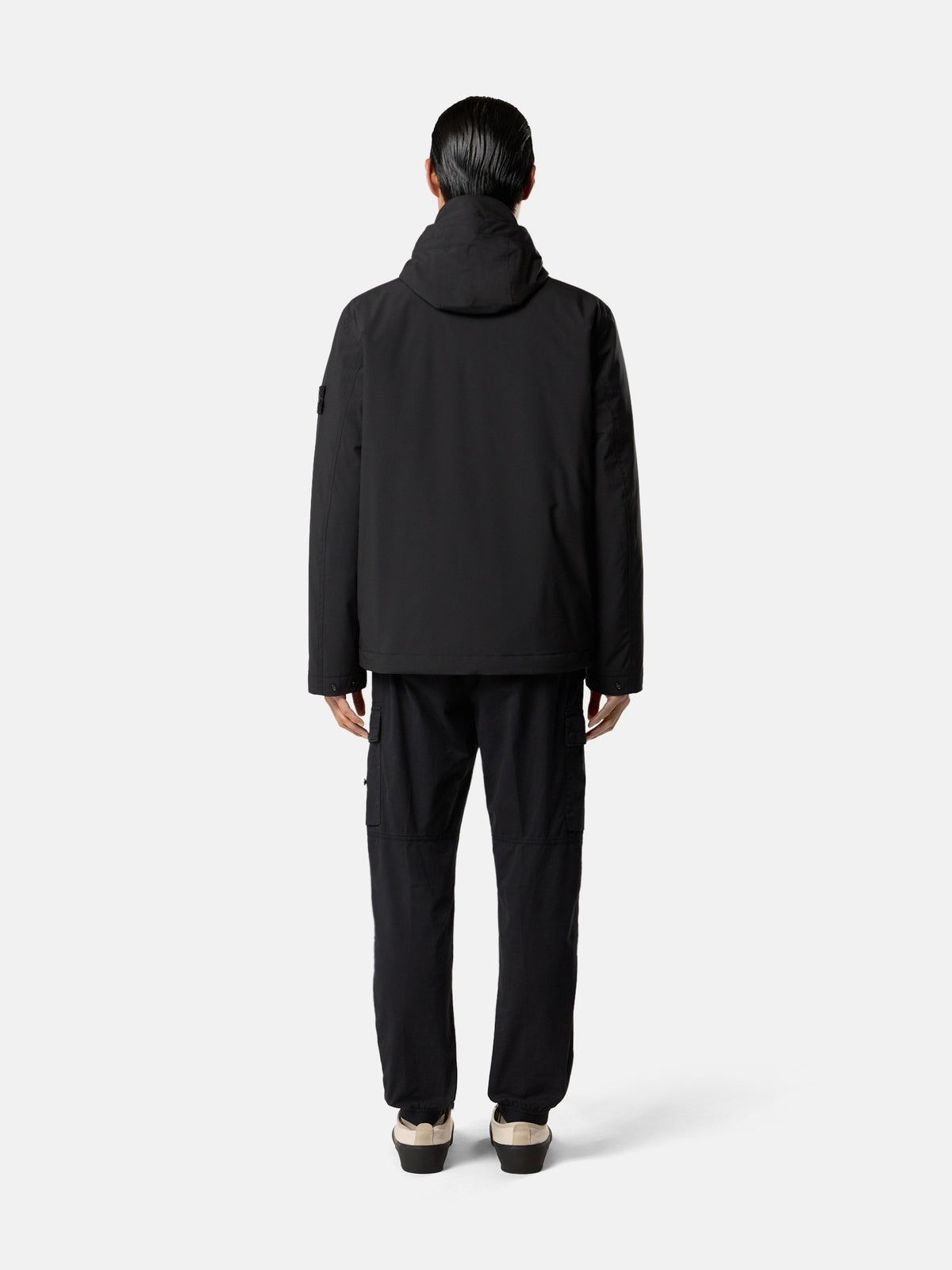 Stone Island Hooded Jacket with Wind- and Water-Resistant Membrane 4100108
