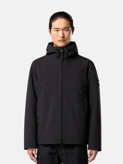 Stone Island Hooded Jacket with Wind- and Water-Resistant Membrane 4100108