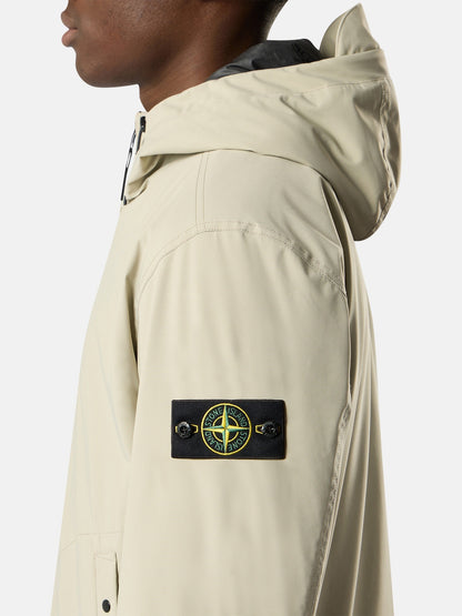 Stone Island Hooded Jacket with Wind- and Water-Resistant Membrane 4100108