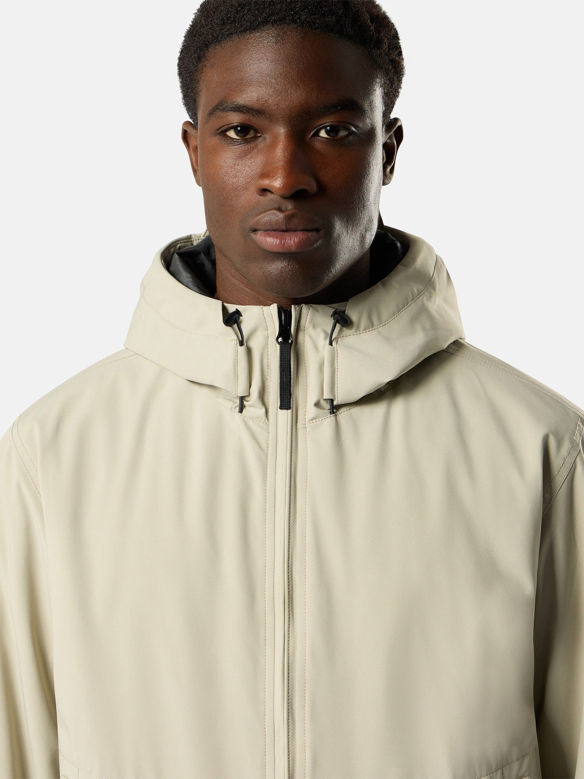 Stone Island Hooded Jacket with Wind- and Water-Resistant Membrane 4100108