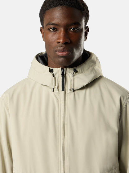Stone Island Hooded Jacket with Wind- and Water-Resistant Membrane 4100108