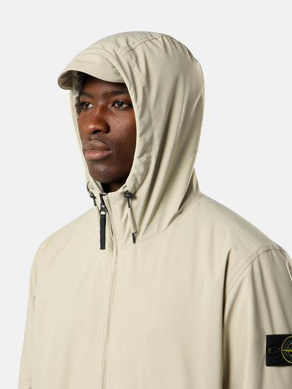 Stone Island Hooded Jacket with Wind- and Water-Resistant Membrane 4100108