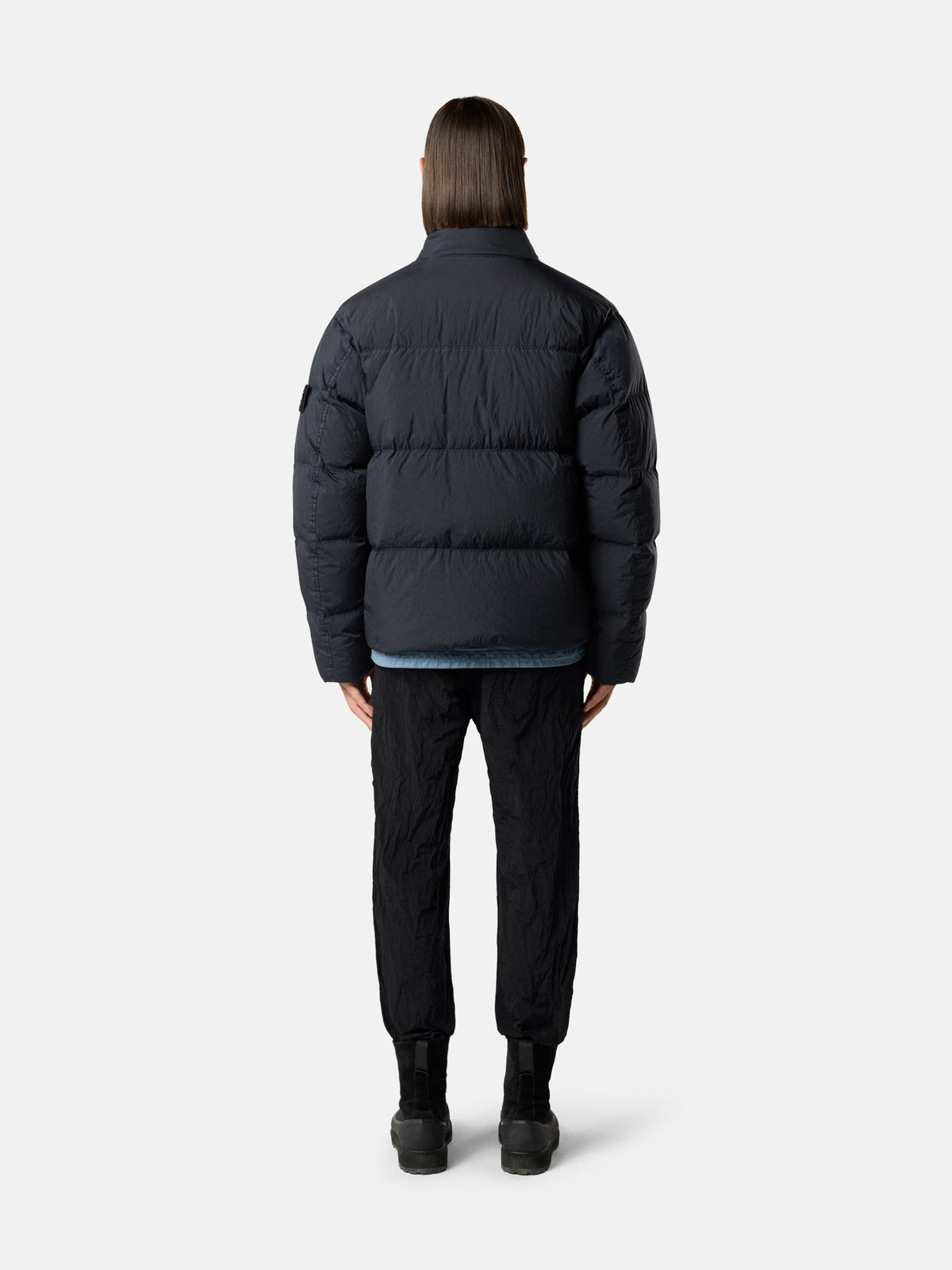 Stone Island Down Jacket with Wind Resistance and Anti-Drop 4100109