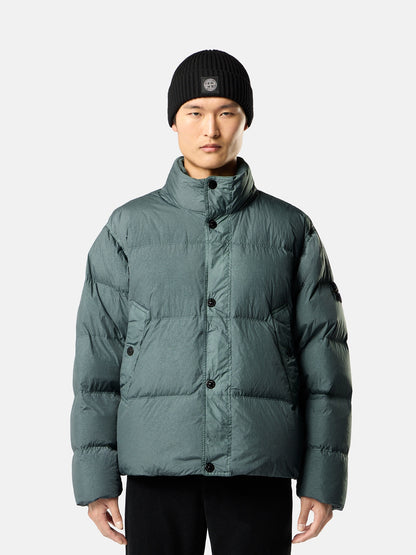 Stone Island Down Jacket with Wind Resistance and Anti-Drop 4100109