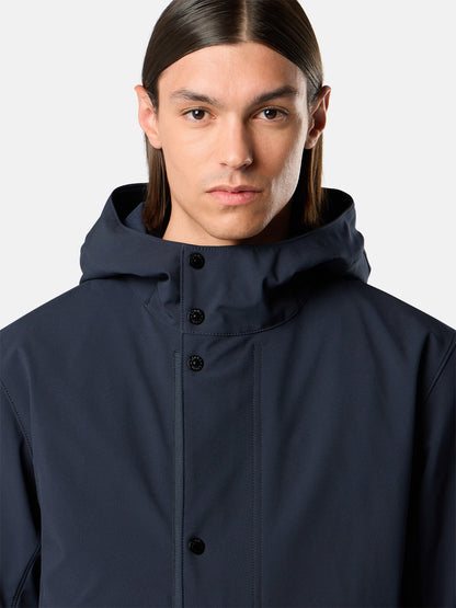 Stone Island Hooded Jacket with Water- and Wind-Resistant Membrane 4100118