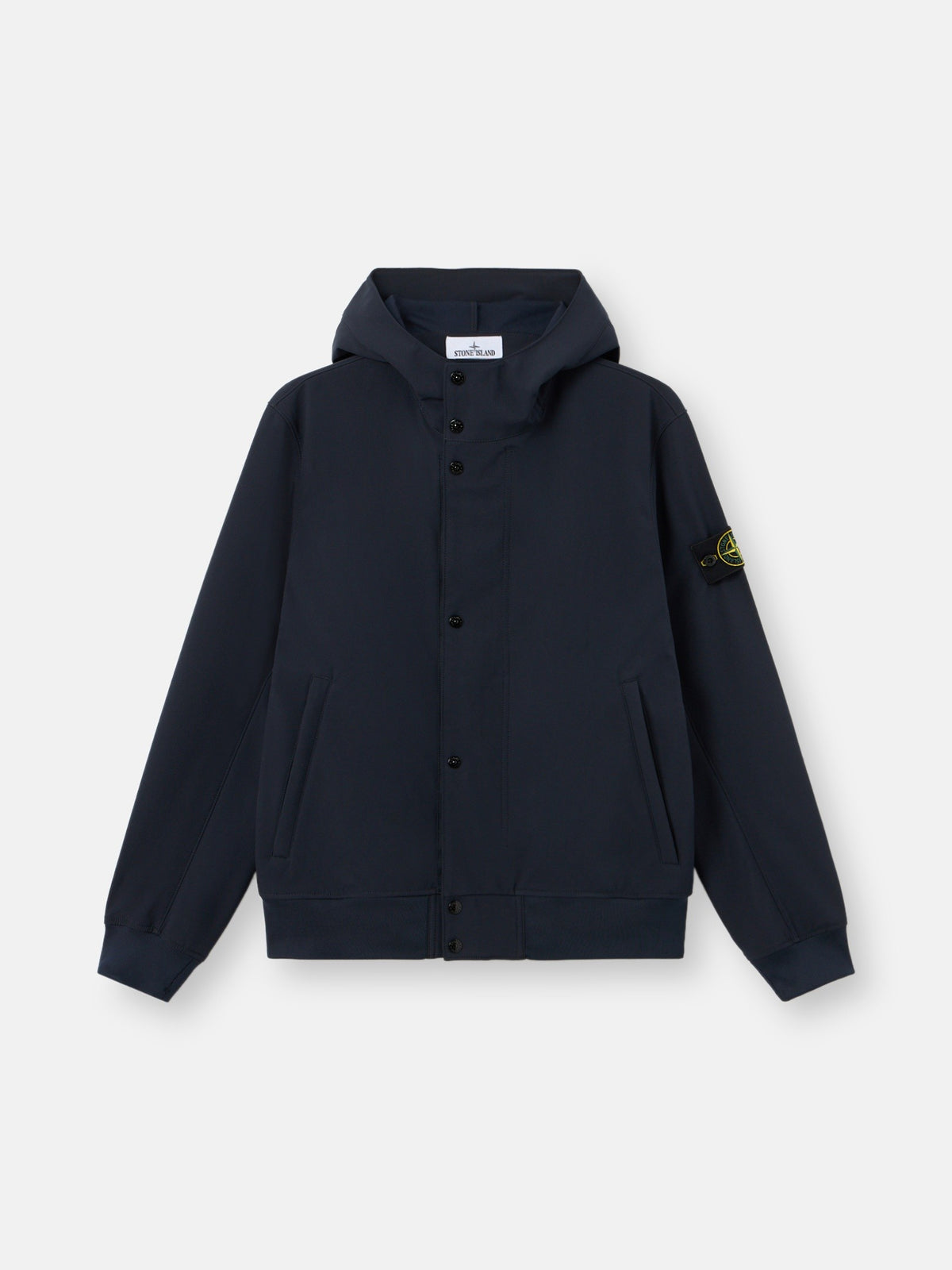 Stone Island Hooded Jacket with Water- and Wind-Resistant Membrane 4100118
