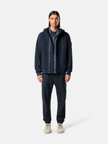 Stone Island Hooded Jacket with Water- and Wind-Resistant Membrane 4100118