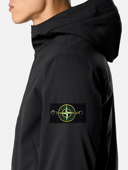 Stone Island Hooded Jacket with Water- and Wind-Resistant Membrane 4100118