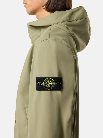 Stone Island Hooded Jacket with Water- and Wind-Resistant Membrane 4100118