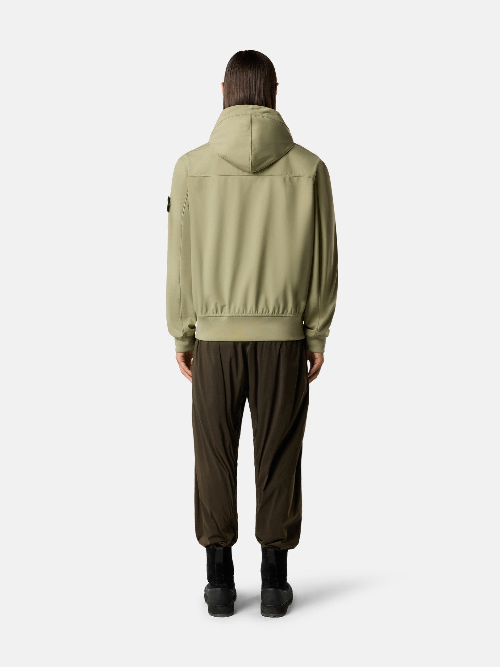 Stone Island Hooded Jacket with Water- and Wind-Resistant Membrane 4100118