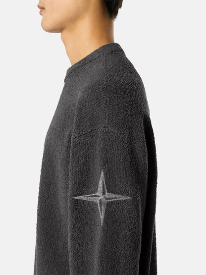 Stone Island Loose-Fit Crewneck Jumper with Needle-Punched Star 5100002