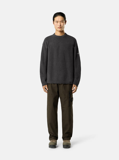 Stone Island Loose-Fit Crewneck Jumper with Needle-Punched Star 5100002