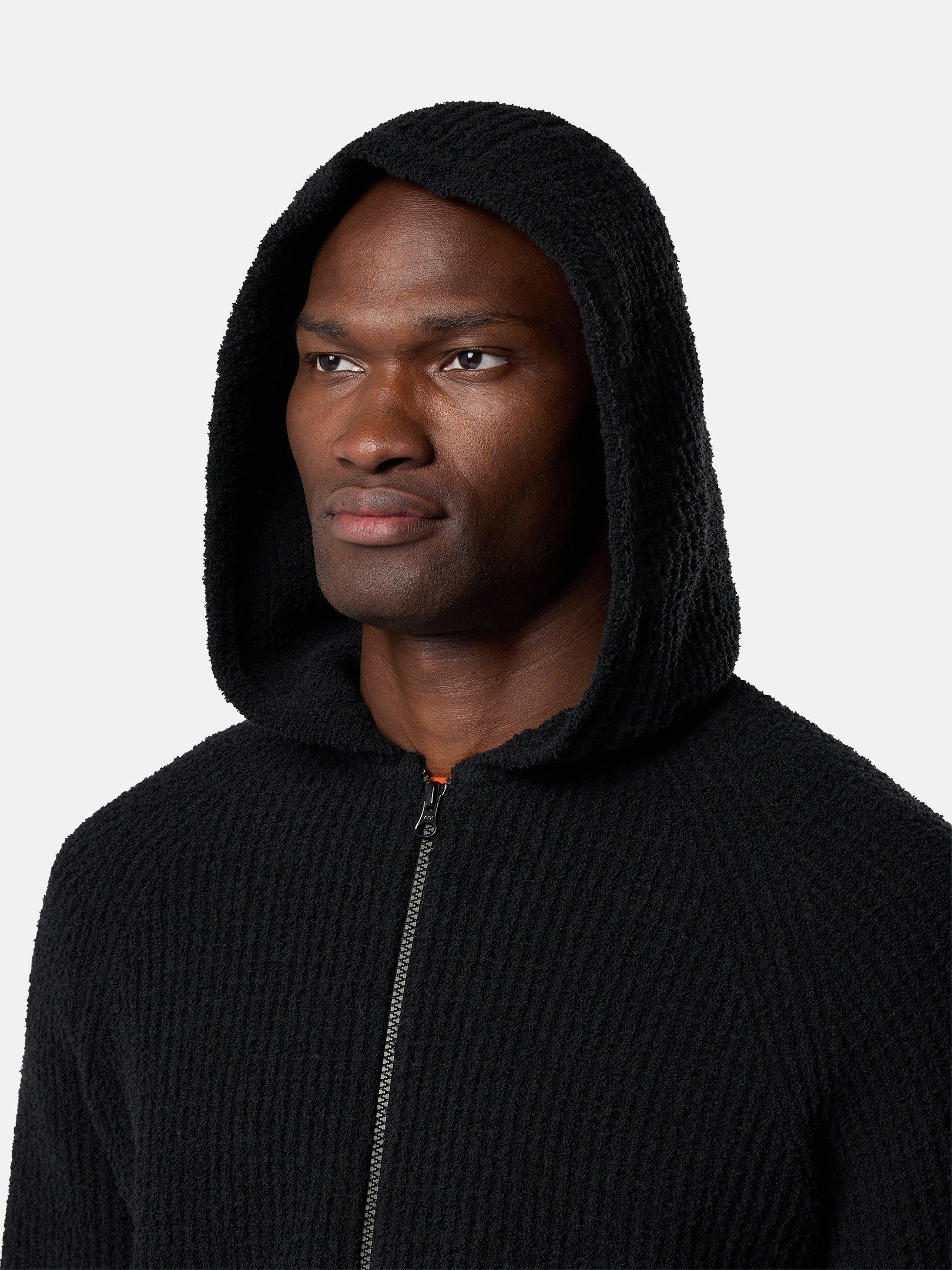Stone Island Loose-Fit Hooded Zip-Up Jumper with Raglan Sleeves 5100005