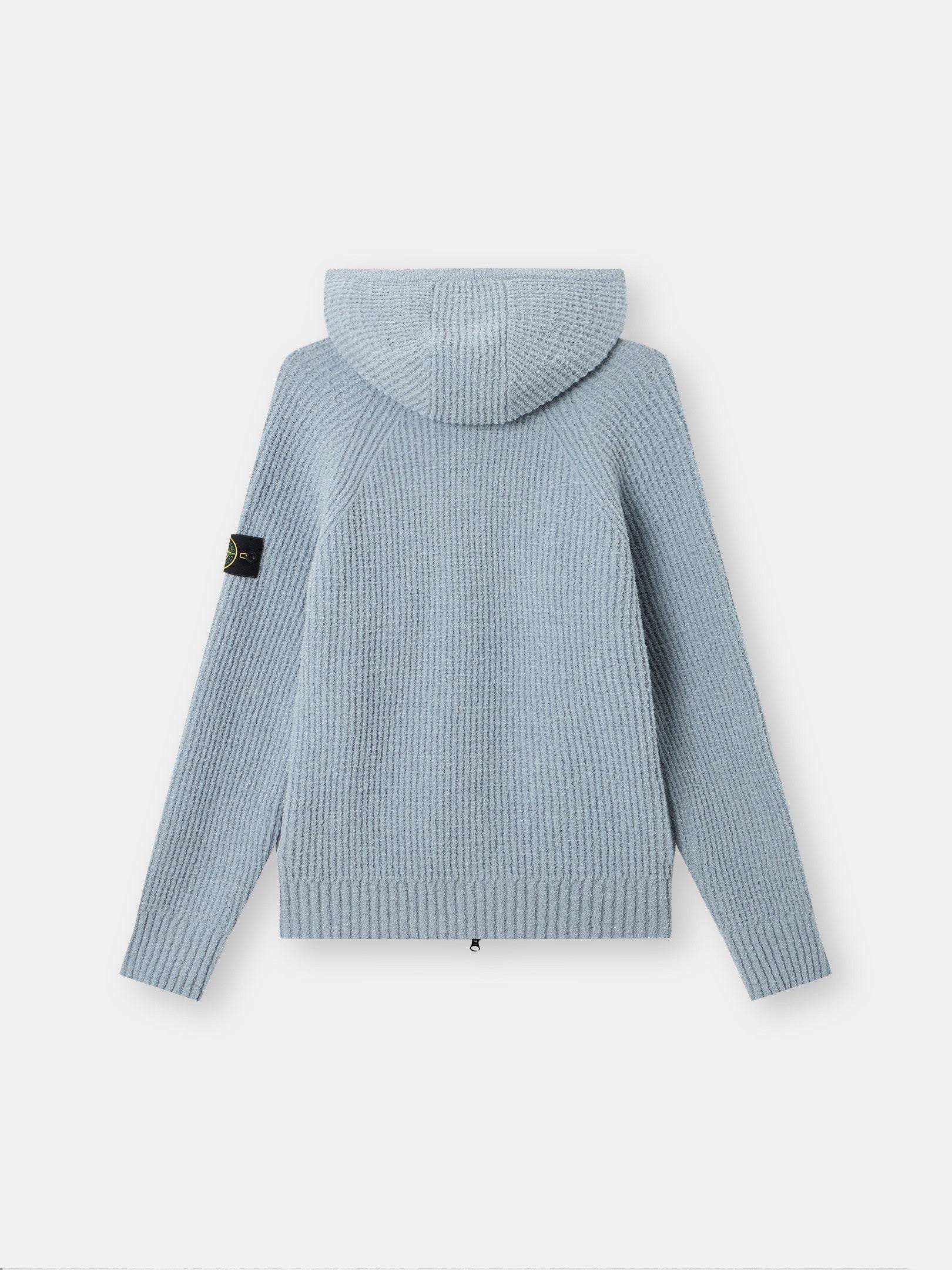 Stone Island Loose-Fit Hooded Zip-Up Jumper with Raglan Sleeves 5100005