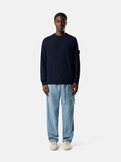 Stone Island Loose-Fit Crewneck Jumper with Raglan Sleeves 5100007
