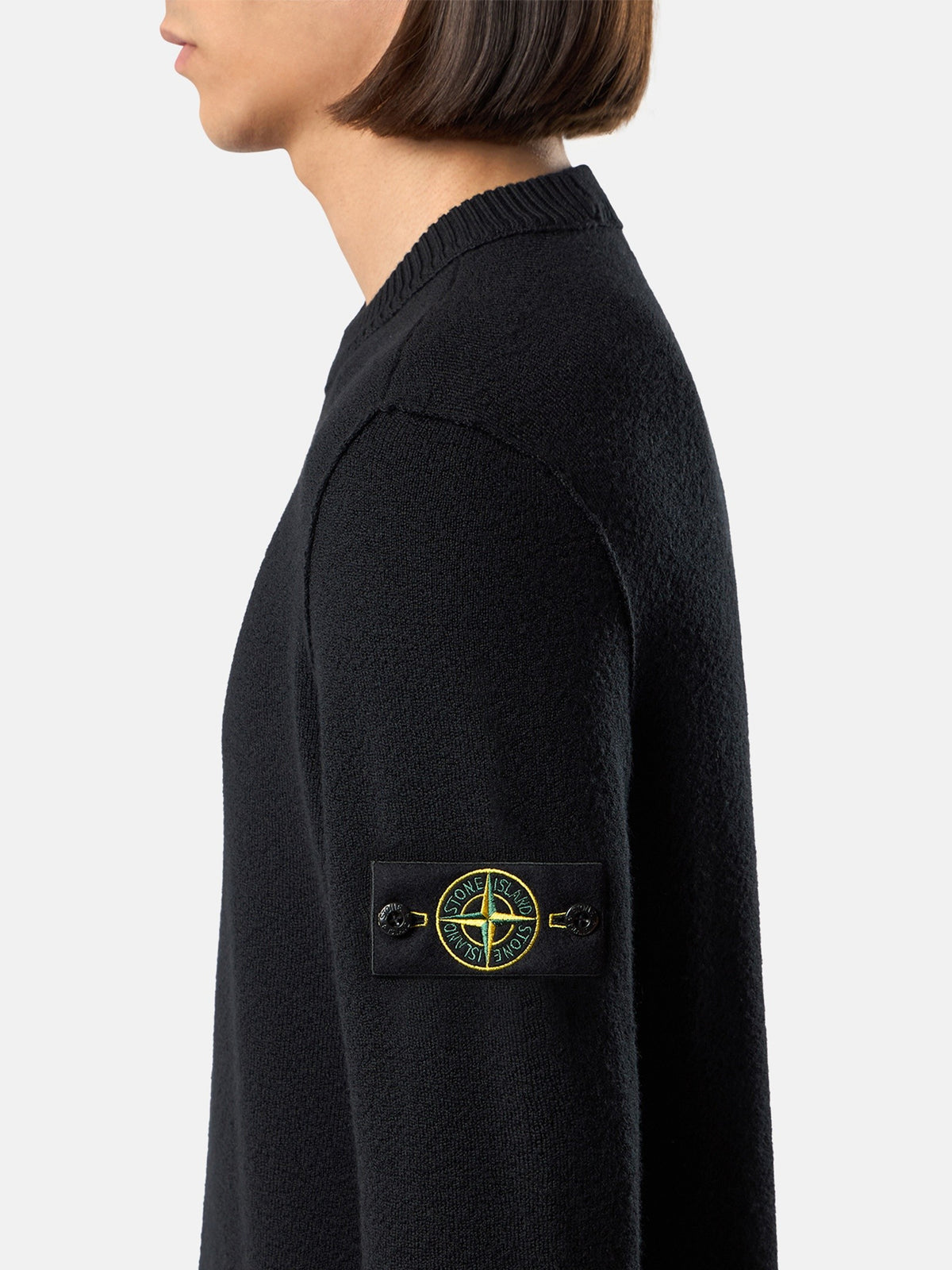 Stone Island Loose-Fit Crewneck Jumper with Ribbed Trims 5100011