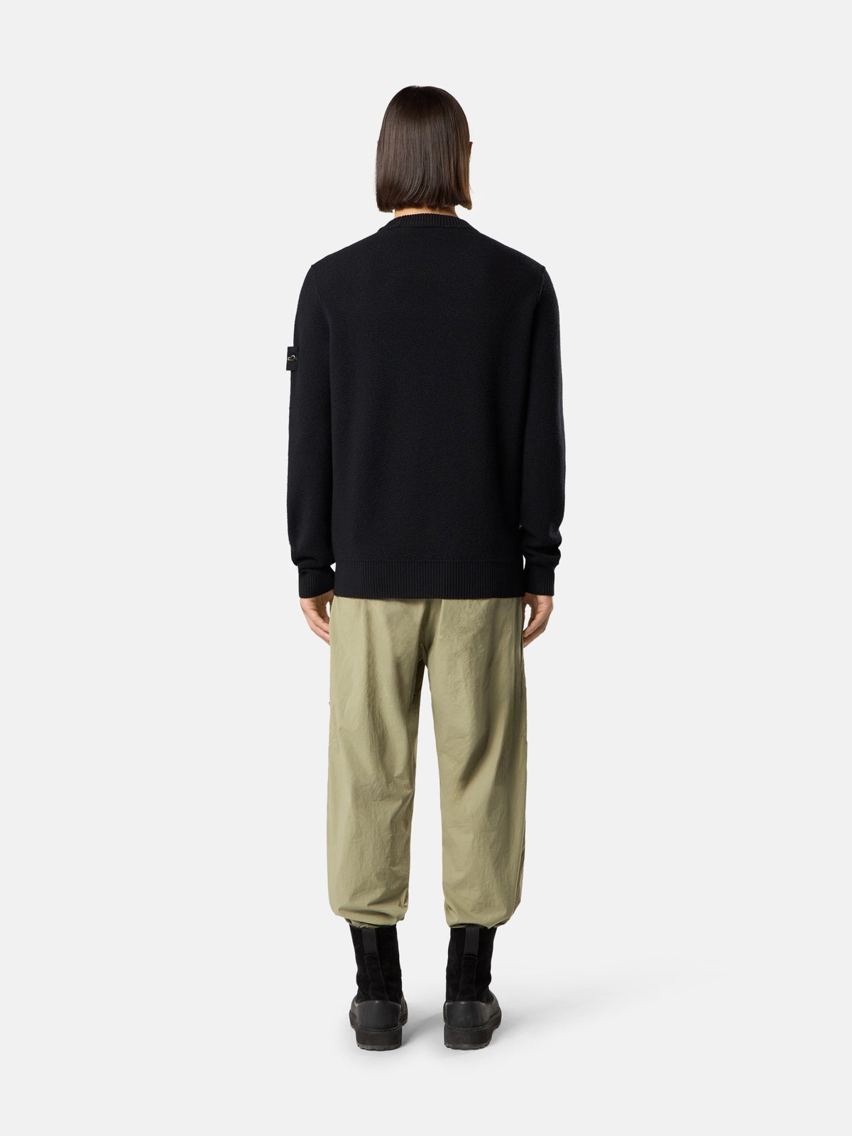 Stone Island Loose-Fit Crewneck Jumper with Ribbed Trims 5100011