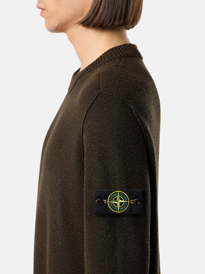 Stone Island Loose-Fit Crewneck Jumper with Ribbed Trims 5100011