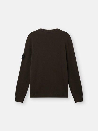 Stone Island Loose-Fit Crewneck Jumper with Ribbed Trims 5100011