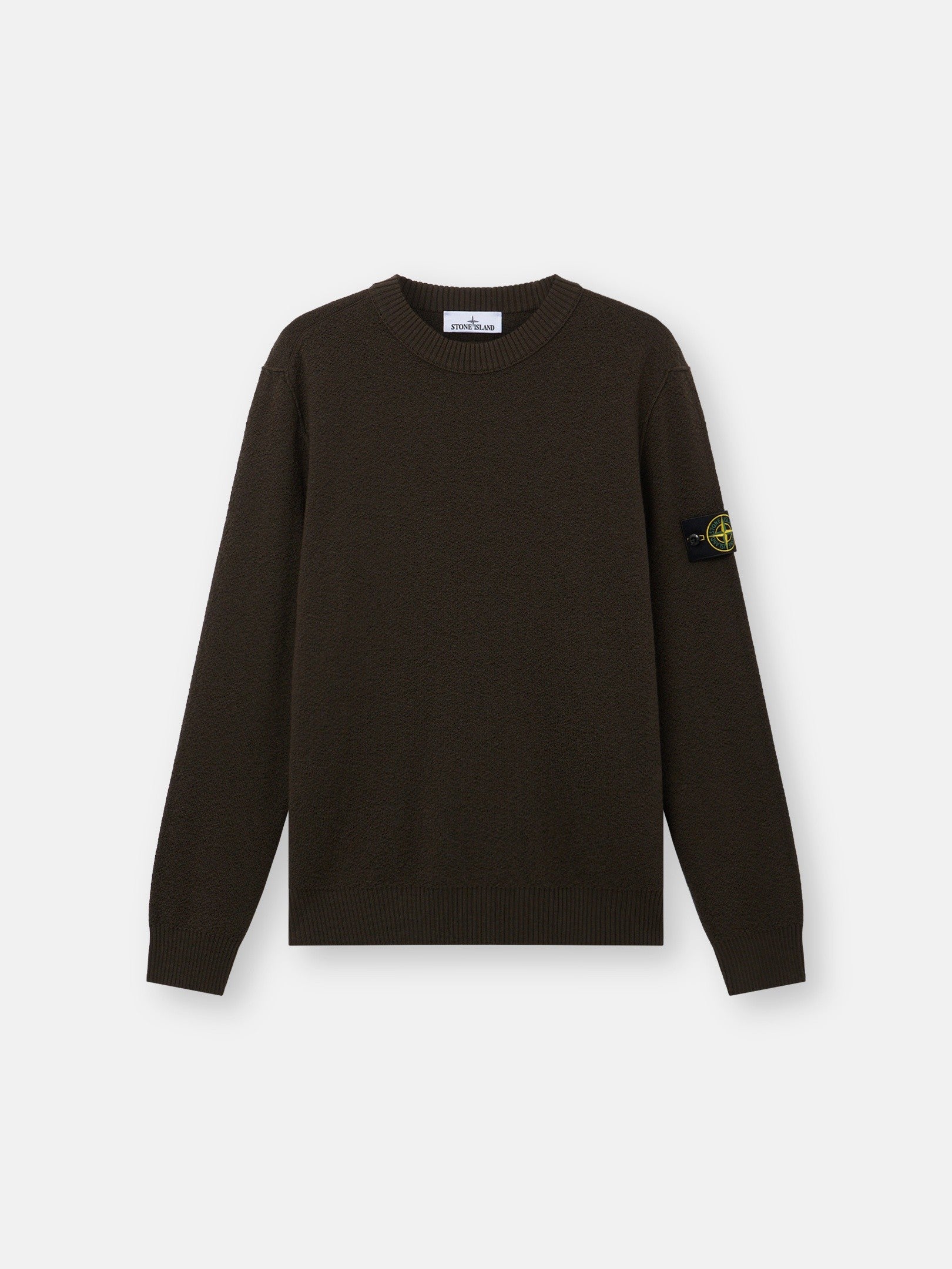 Stone Island Loose-Fit Crewneck Jumper with Ribbed Trims 5100011