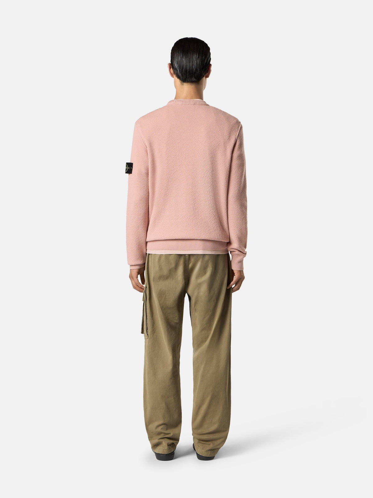 Stone Island Loose-Fit Crewneck Jumper with Ribbed Trims 5100011