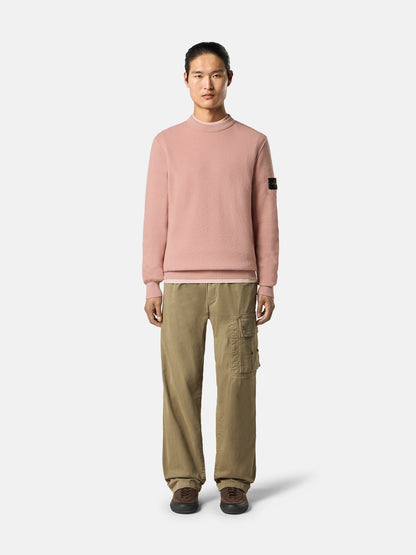 Stone Island Loose-Fit Crewneck Jumper with Ribbed Trims 5100011