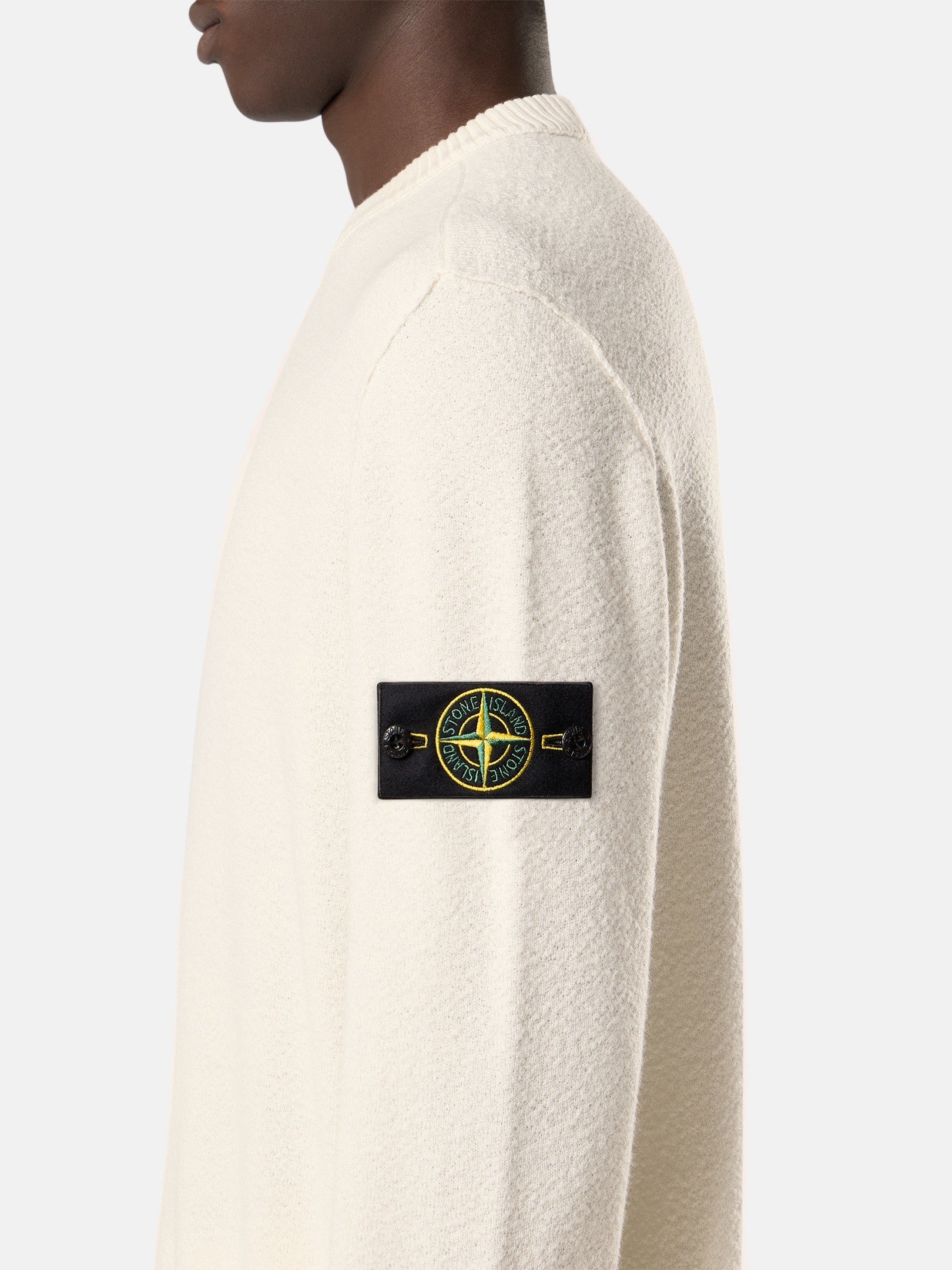 Stone Island Loose-Fit Crewneck Jumper with Ribbed Trims 5100011