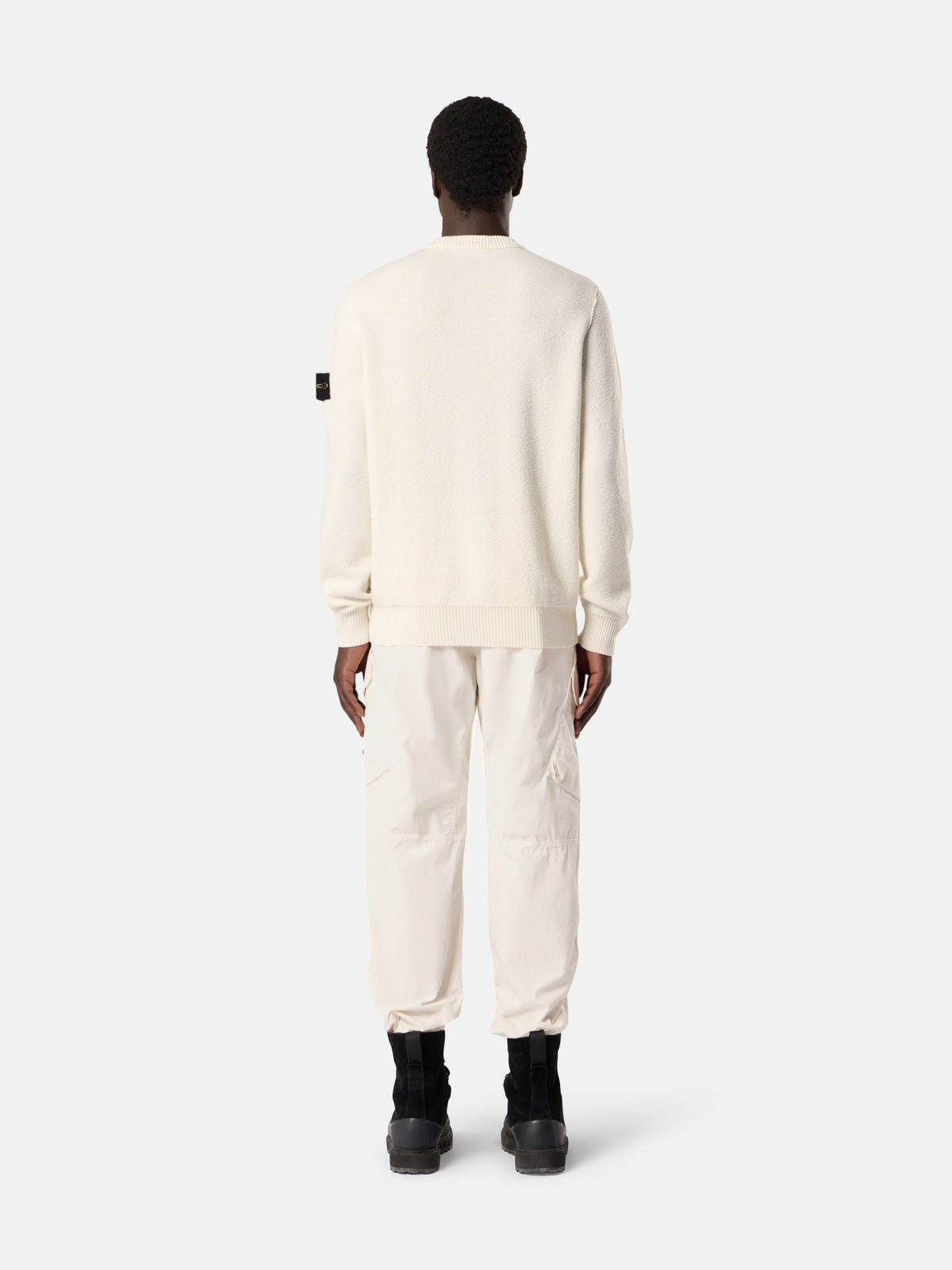 Stone Island Loose-Fit Crewneck Jumper with Ribbed Trims 5100011