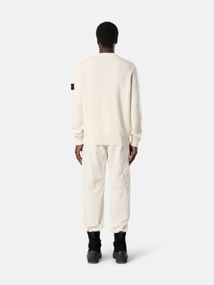 Stone Island Loose-Fit Crewneck Jumper with Ribbed Trims 5100011