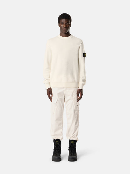 Stone Island Loose-Fit Crewneck Jumper with Ribbed Trims 5100011
