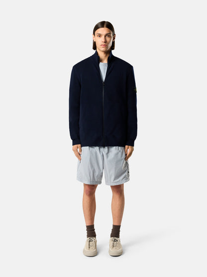 Stone Island Loose-Fit Zip-Up Jumper with Pockets 5100012