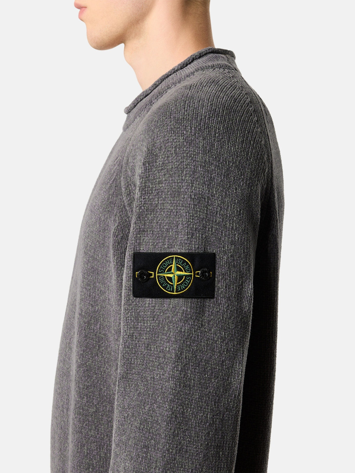 Stone Island Loose-Fit Crewneck Jumper with Raglan Sleeves 5100013