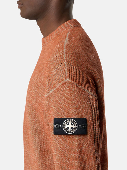 Stone Island Loose-Fit Crewneck Jumper with Contrast Stitch Details 5100016