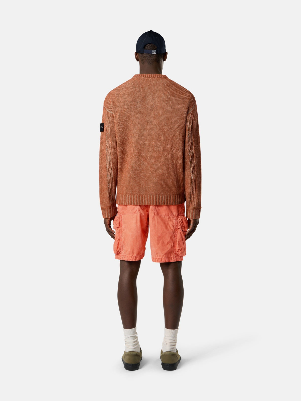 Stone Island Loose-Fit Crewneck Jumper with Contrast Stitch Details 5100016