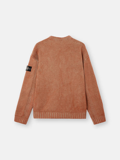 Stone Island Loose-Fit Crewneck Jumper with Contrast Stitch Details 5100016