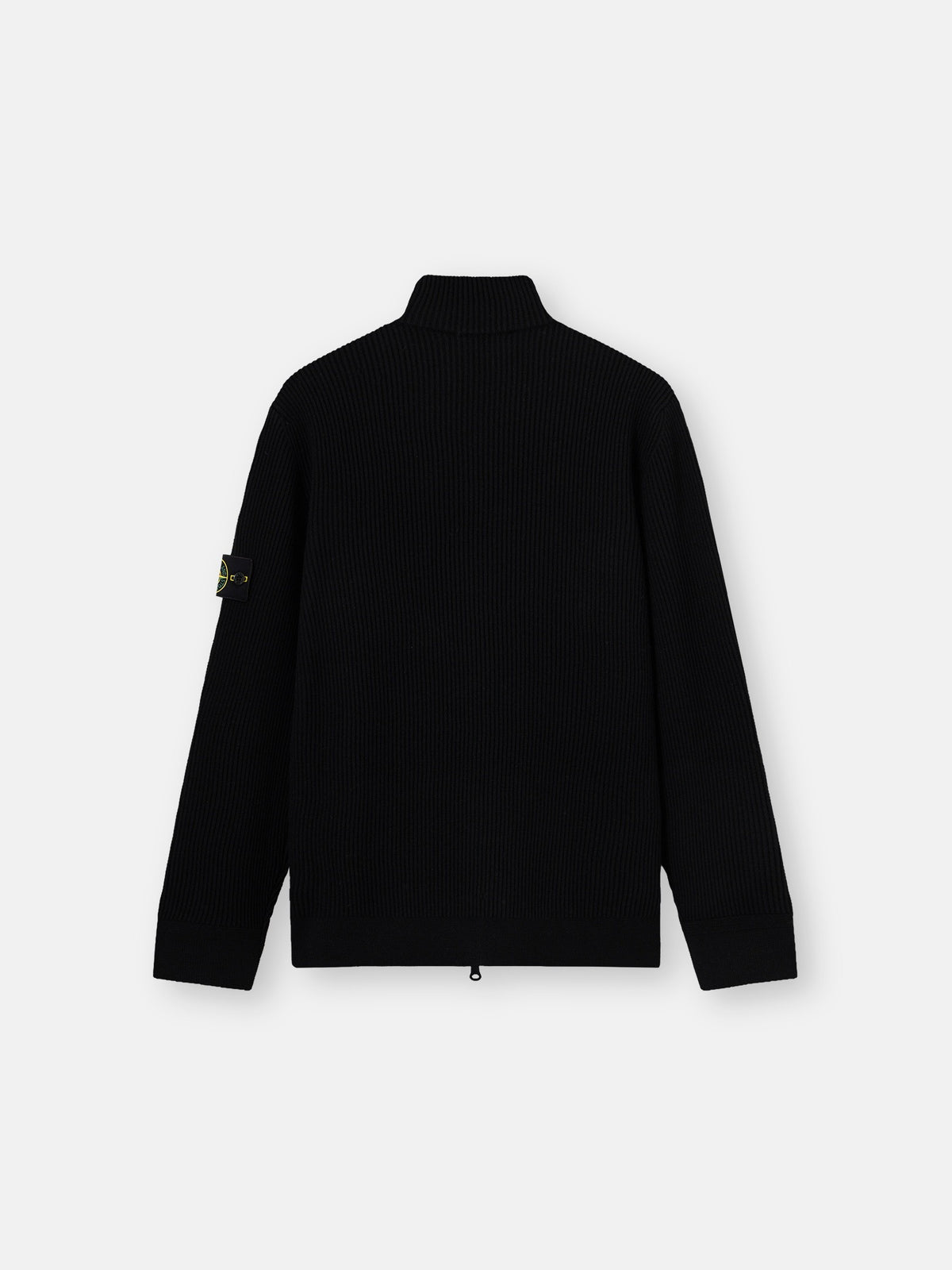 Stone Island Loose-Fit Zip-Up Jumper with Ribbed Trims 5100017
