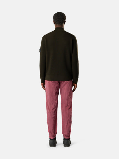 Stone Island Loose-Fit Zip-Up Jumper with Ribbed Trims 5100017