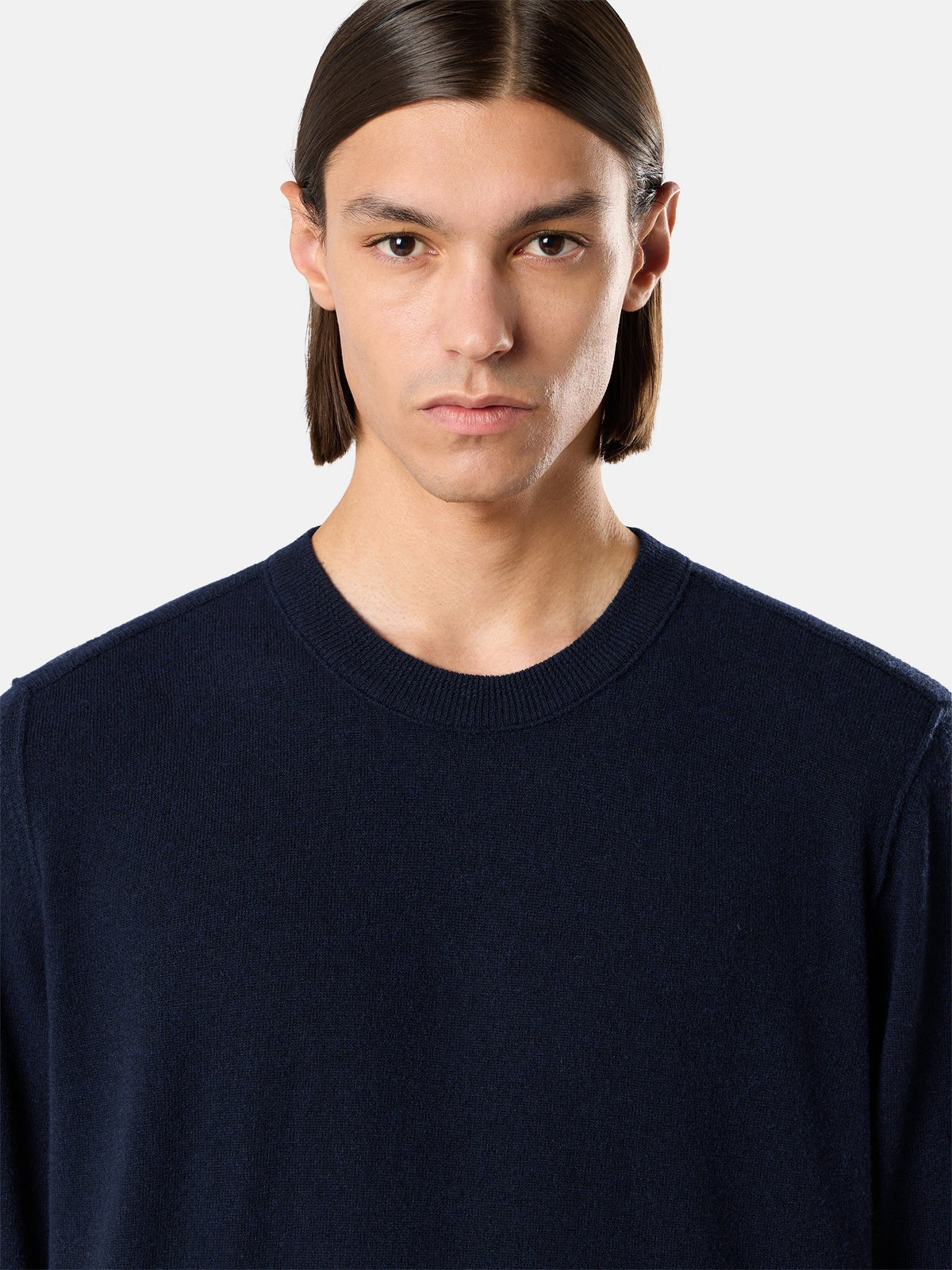 Stone Island Loose-Fit Crewneck Jumper with Ribbed Trims 5100021