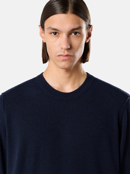 Stone Island Loose-Fit Crewneck Jumper with Ribbed Trims 5100021