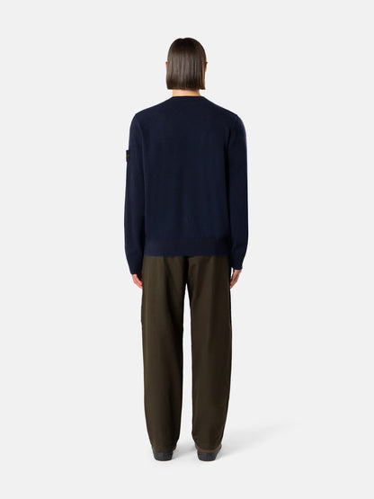 Stone Island Loose-Fit Crewneck Jumper with Ribbed Trims 5100021