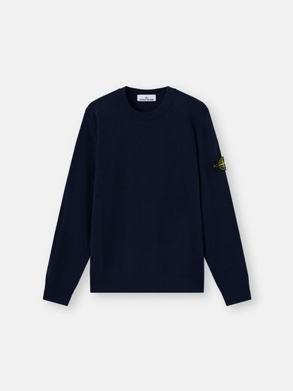 Stone Island Loose-Fit Crewneck Jumper with Ribbed Trims 5100021