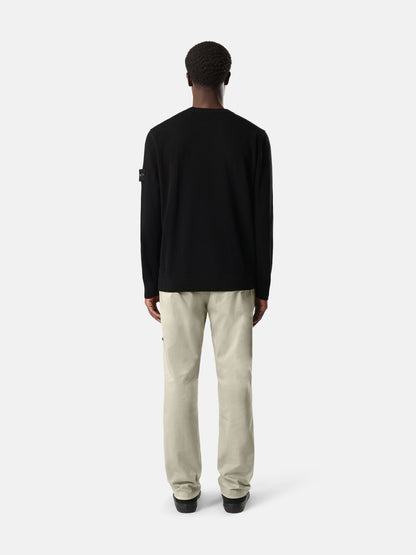 Stone Island Loose-Fit Crewneck Jumper with Ribbed Trims 5100021