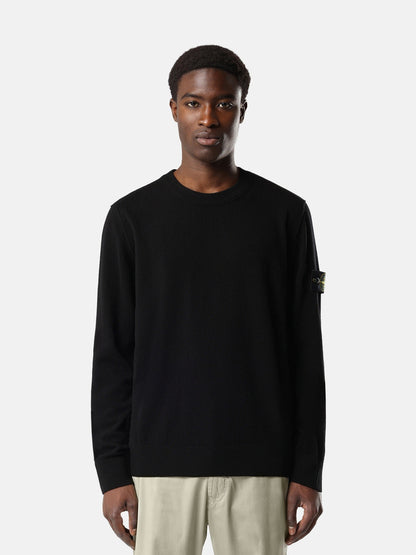 Stone Island Loose-Fit Crewneck Jumper with Ribbed Trims 5100021