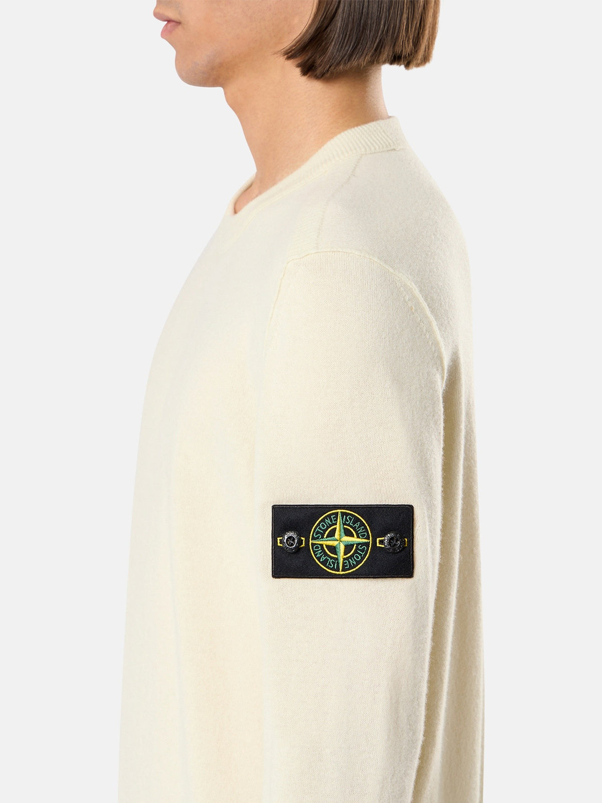 Stone Island Loose-Fit Crewneck Jumper with Ribbed Trims 5100021