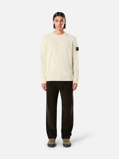 Stone Island Loose-Fit Crewneck Jumper with Ribbed Trims 5100021