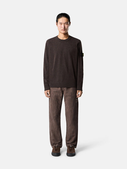 Stone Island Loose-Fit Crewneck Jumper with Ribbed Trims 5100021