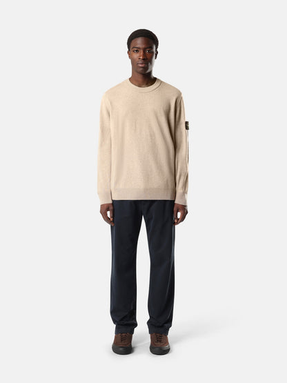 Stone Island Loose-Fit Crewneck Jumper with Ribbed Trims 5100021