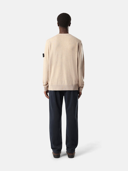 Stone Island Loose-Fit Crewneck Jumper with Ribbed Trims 5100021