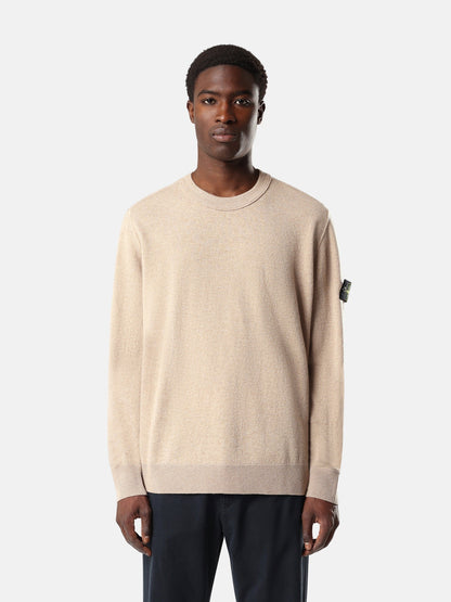 Stone Island Loose-Fit Crewneck Jumper with Ribbed Trims 5100021