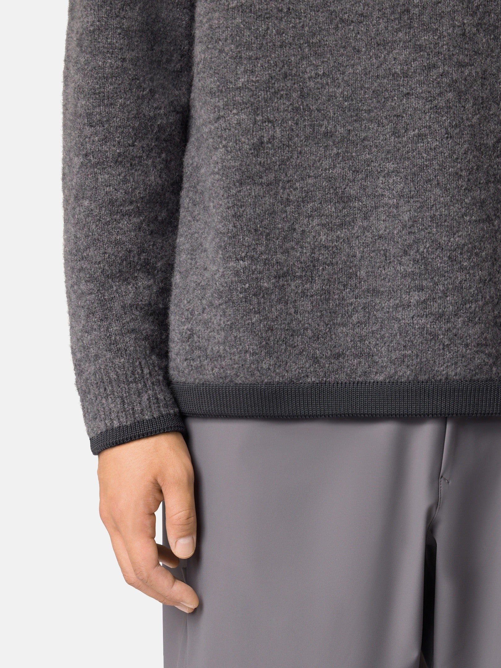 Stone Island Loose-Fit Crewneck Jumper with Contrast Trims 5100028